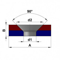 Магнитен комплект за закрепване диаметър 50 mm