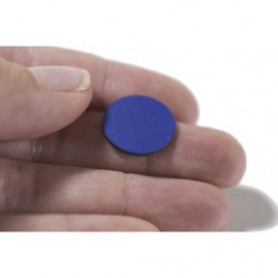 Изрязък от магнитно фолио диам. 15 мм син