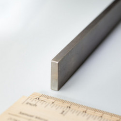 Неръждаема стомана плоска (лентова) 20 x 5 mm валцована, дължина 1 m -1.4301