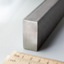 Неръждаема стомана плоска (лентова) 40 x 20 mm валцована, дължина 1 m -1.4301