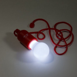 LED фенер за къмпинг за окачване червен