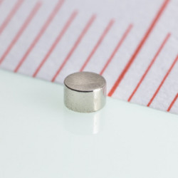 Неодимов магнит цилиндър диам.2x1,2 N 150 °C, VMM8SH-N45SH