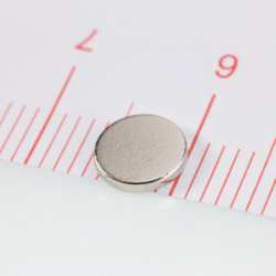 Неодимов магнит цилиндър диам.6x1&nbsp_N 80 °C, VMM8-N45