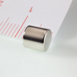 Неодимов магнит цилиндър диам.6x6&nbsp_N 80 °C, VMM4-N35