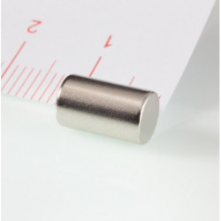 Неодимов магнит цилиндър диам.6x10 N 80 °C, VMM6-N40