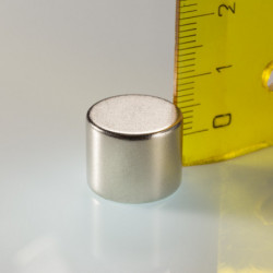 Неодимов магнит цилиндър диам.15x12 N 80 °C, VMM4-N35
